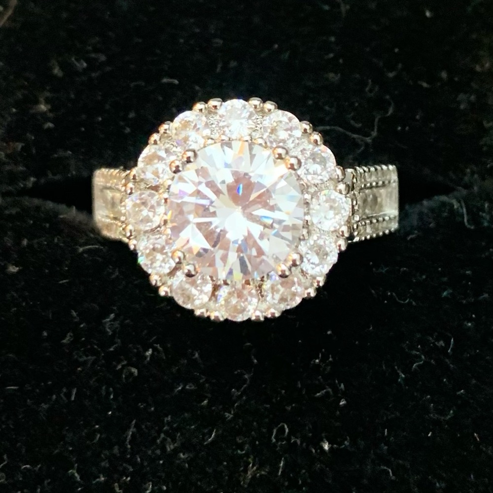 New CZ Engagement Ring Size 8